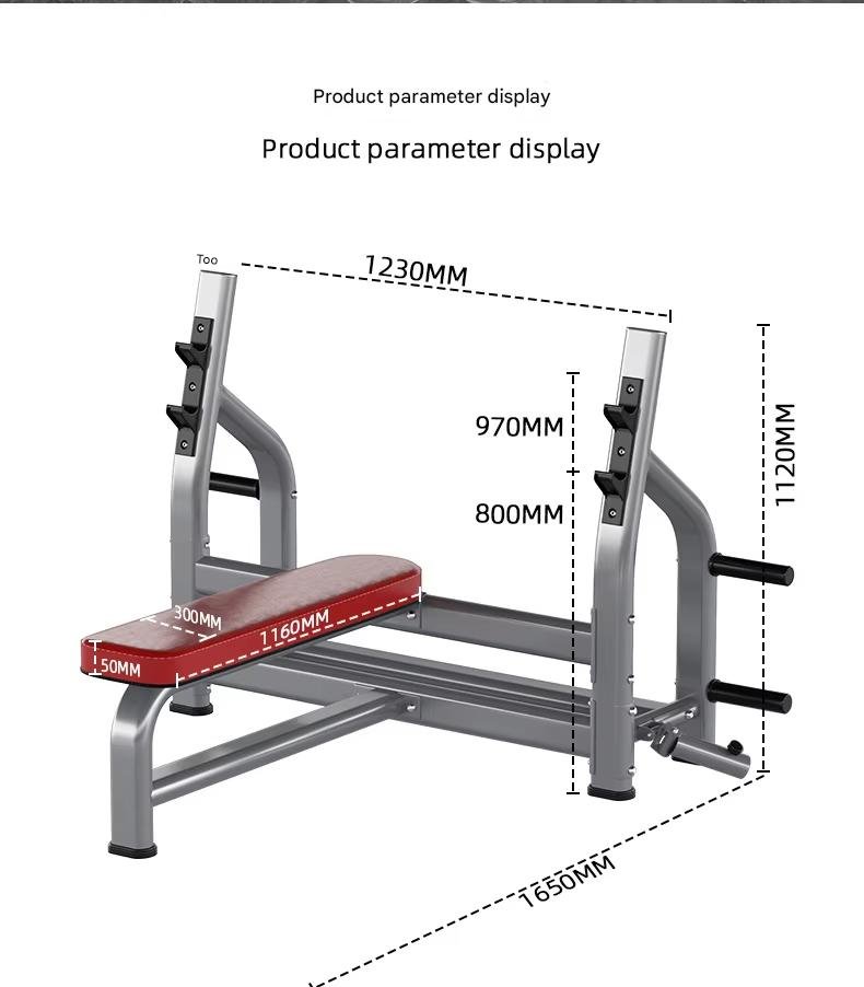 Commercial Flat Barbell Storage Rack - Image 11