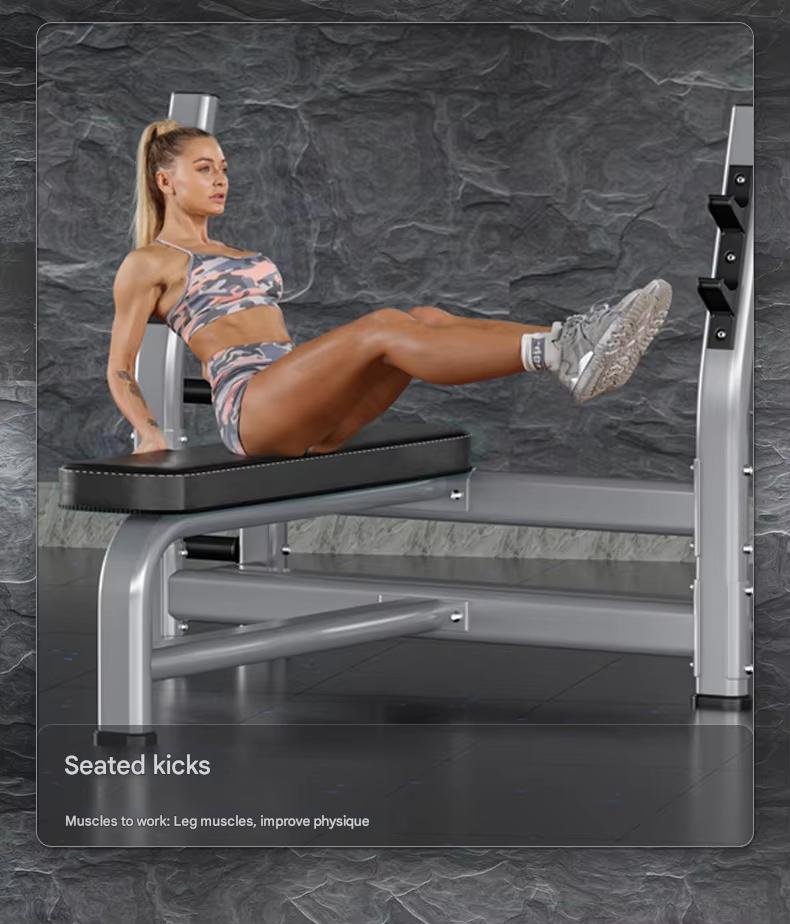 Commercial Flat Barbell Storage Rack - Image 10