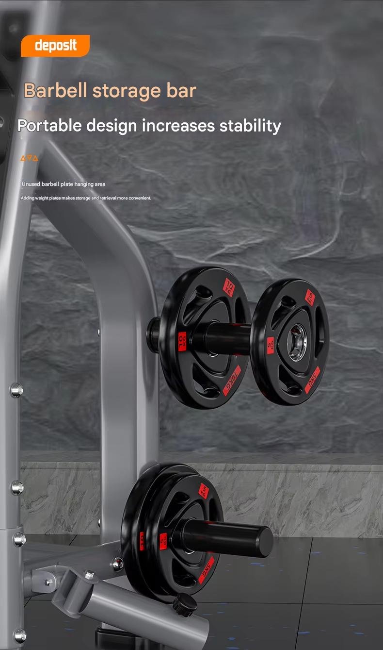 Commercial Flat Barbell Storage Rack - Image 6