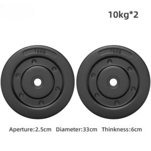 PVC barbell plates
