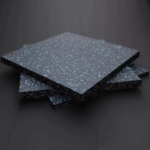 Rubber floor mat