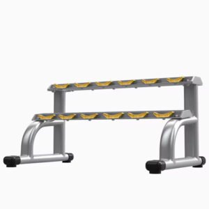 Commercial double-layer six-pair dumbbell rack