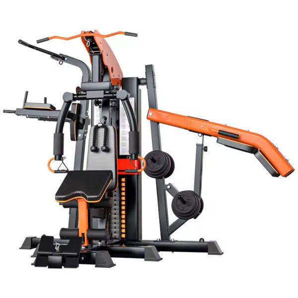 THREE-STATION MULTI-FUNCTIONAL FITNESS EQUIPMENT