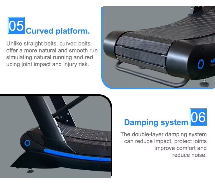 Curved Treadmill Multi-function Control Interface