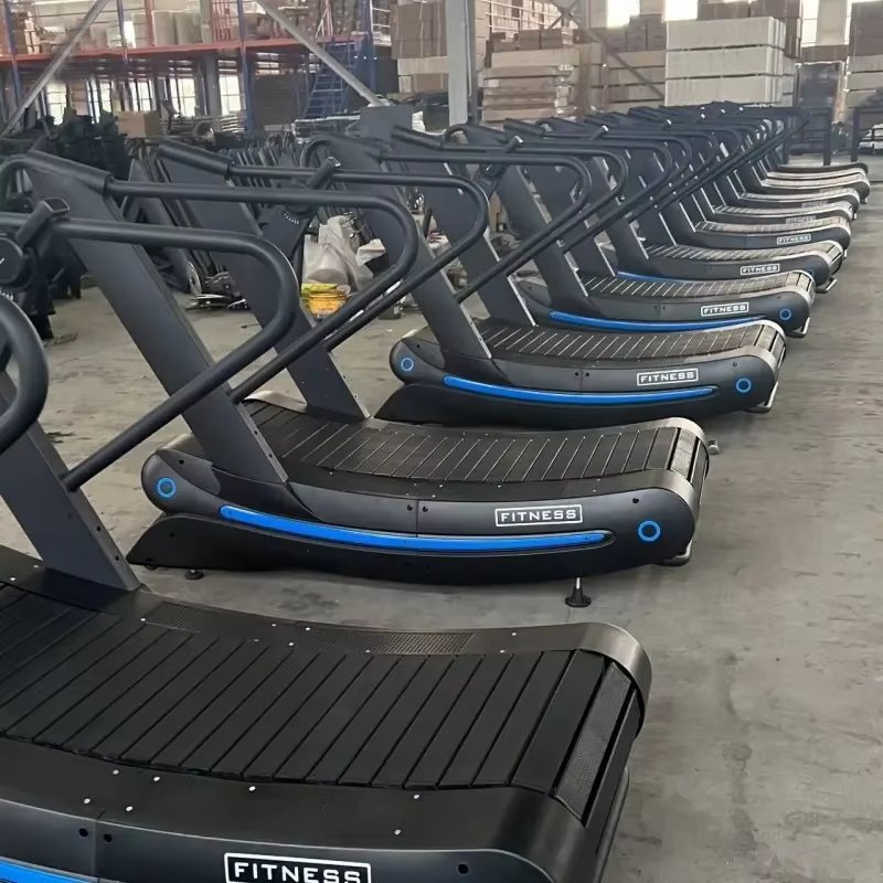 Curved Treadmill Handlebar Grip Positions