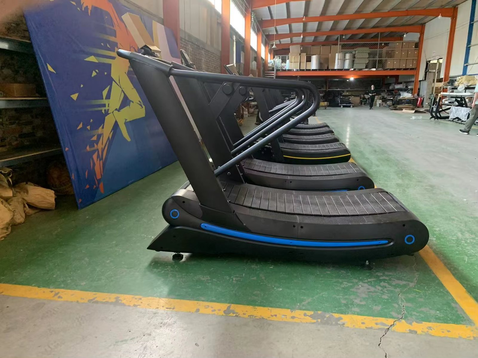 Curved Treadmill Packaging and Shipping Protection