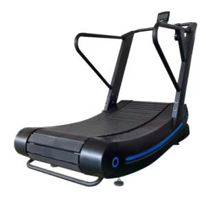 Curved Treadmill with HD Display - Front View
