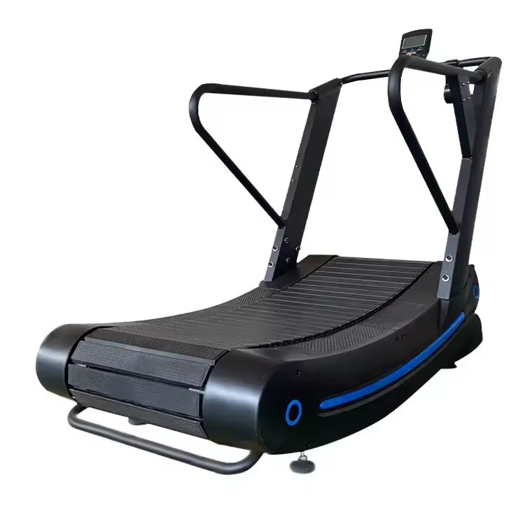 Curved Treadmill with HD Display - Front View