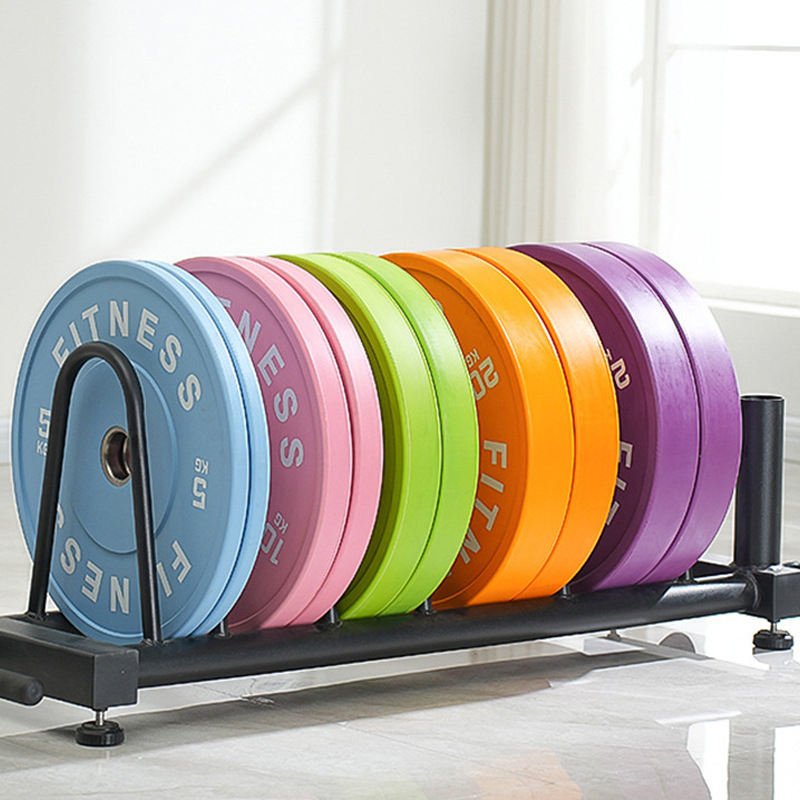 Product gallery image - Colored Rubber Coated Olympic Weight Plates
