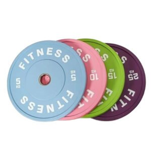 Product gallery image - Colored Rubber Coated Olympic Weight Plates