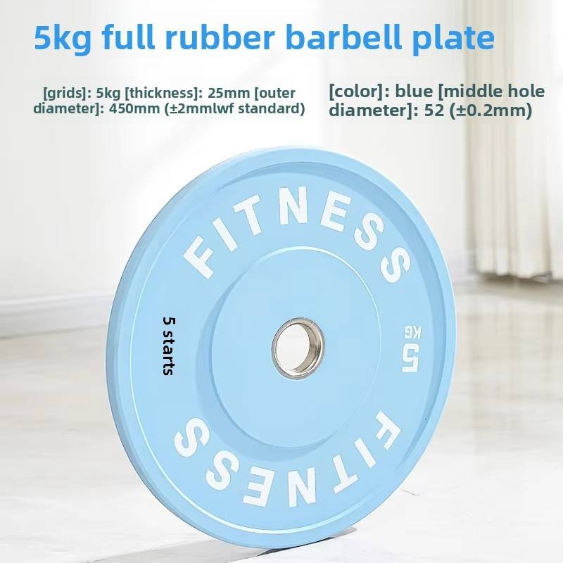 Colored Rubber Coated Olympic Weight Plates detail image 6