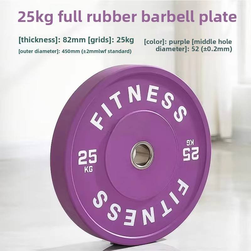 Colored Rubber Coated Olympic Weight Plates detail image 10