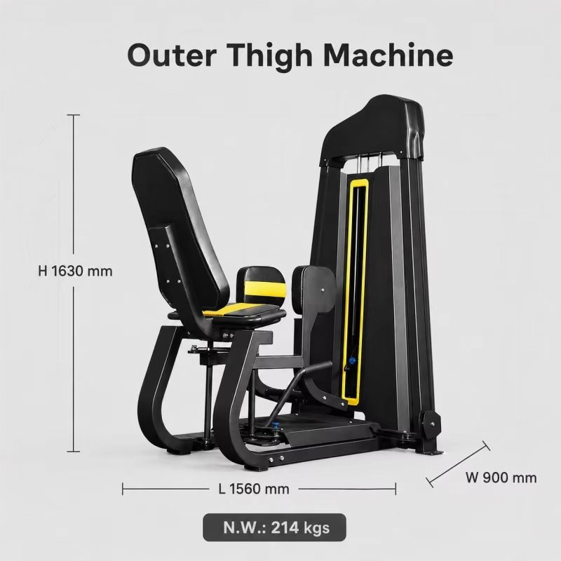 Commercial Outer Thigh Abductor Machine detail image 2