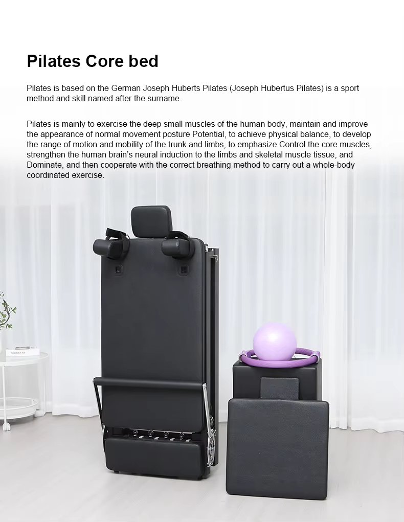 Extended Track Pilates Reformer Machine detail image 4