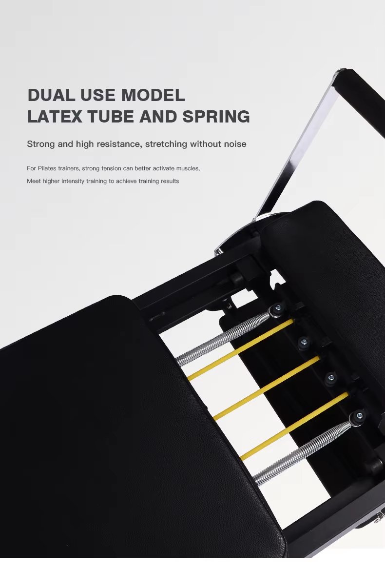 Extended Track Pilates Reformer Machine detail image 8