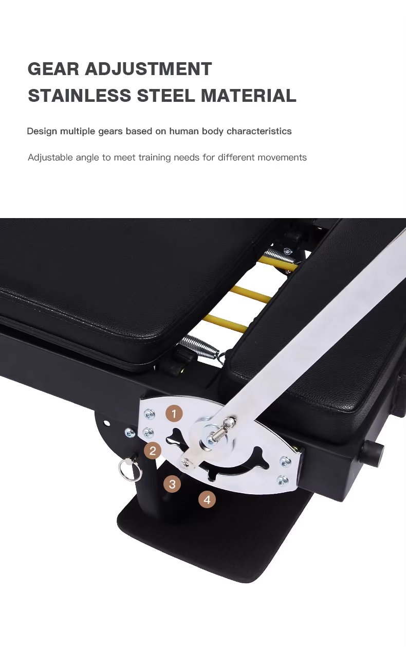 Extended Track Pilates Reformer Machine detail image 9