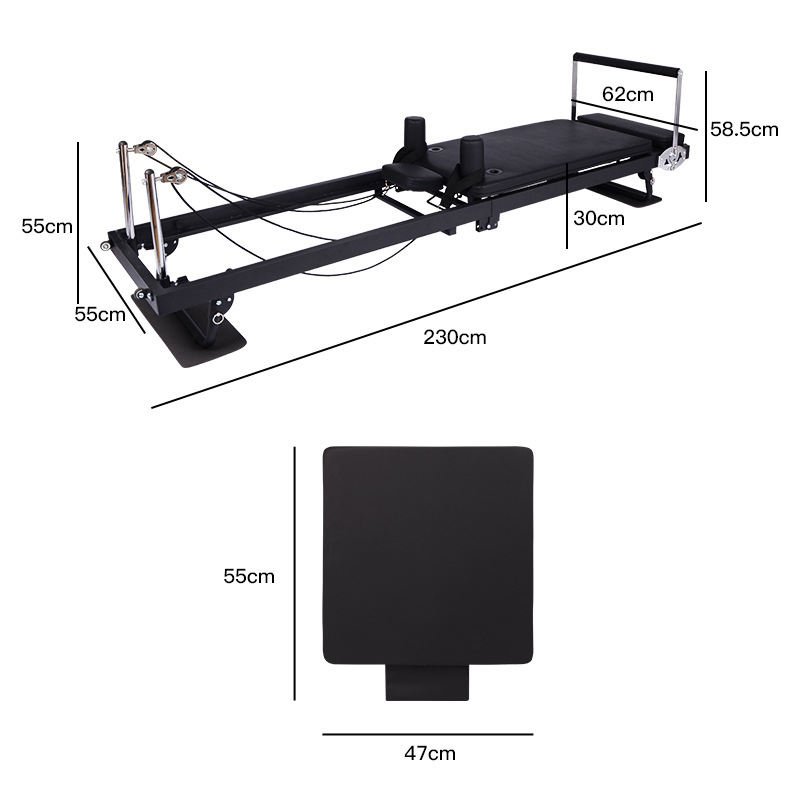 Product gallery image - Extended Track Pilates Reformer Machine