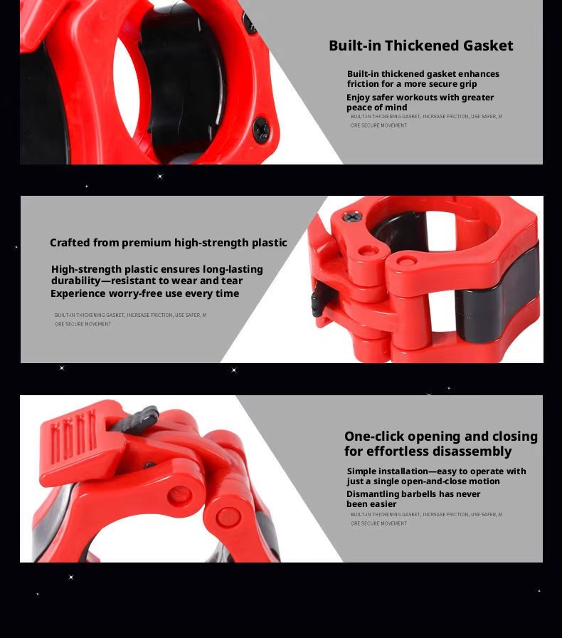 Quick Release Barbell Collars detail image 2
