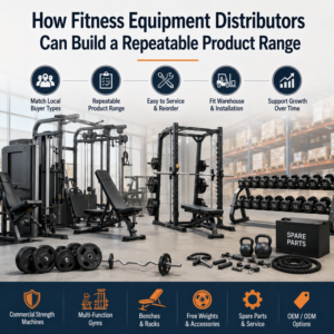 Fitness equipment distributor repeatable product range planning