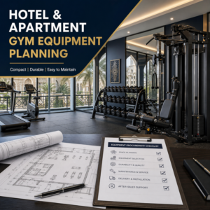 Fitness equipment planning for Middle East hotel and apartment gyms