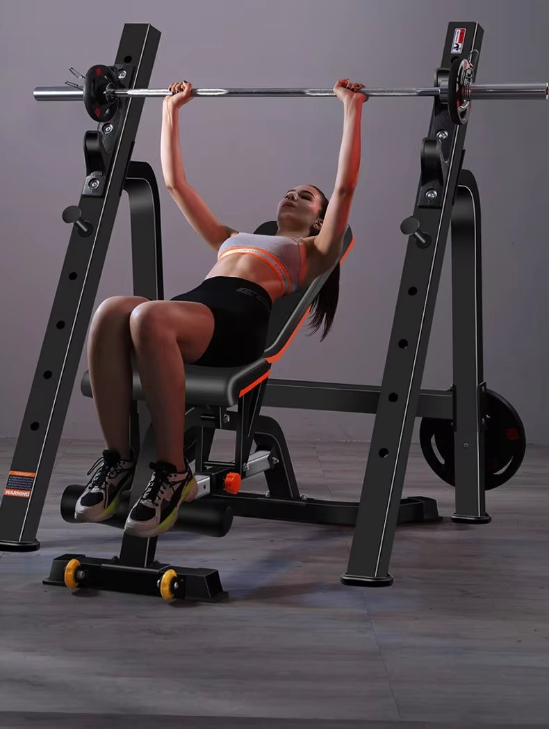 Adjustable Squat Rack and Bench Press Stand detail image 4
