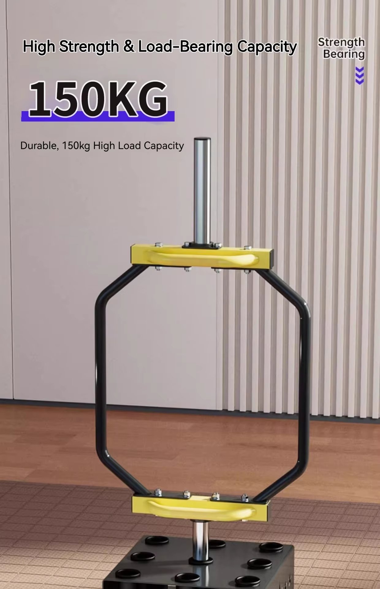 Commercial Hex Trap Bar Deadlift Barbell detail image 3