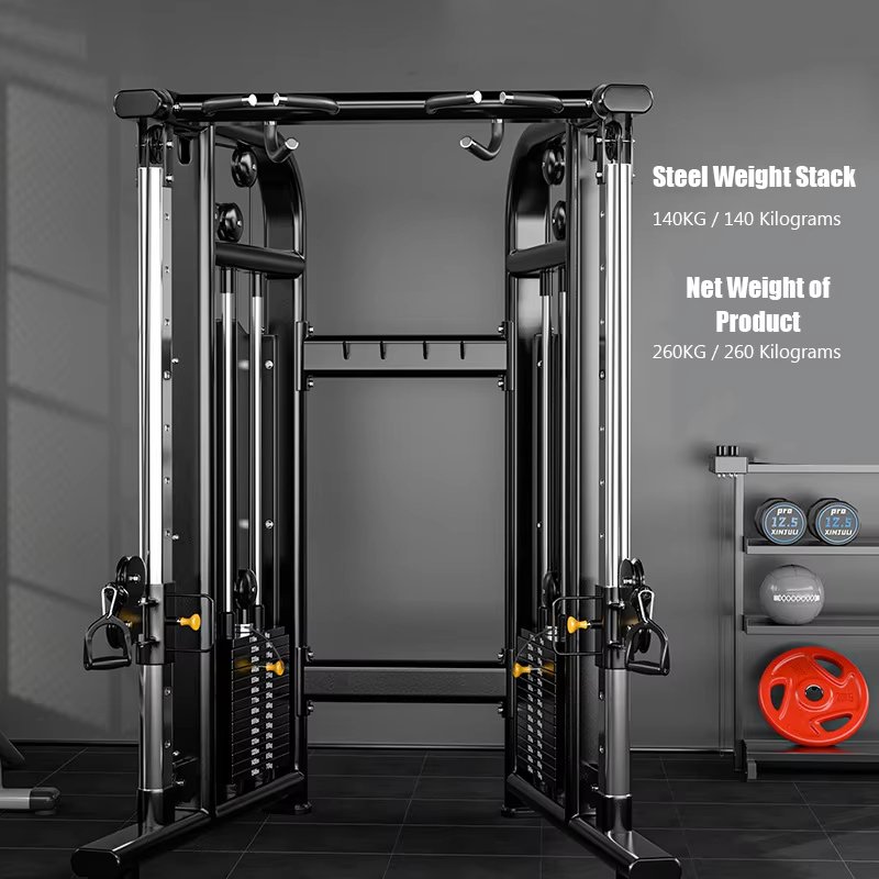 Commercial Multi-Function Smith Machine with Dual Weight Stacks detail image 4