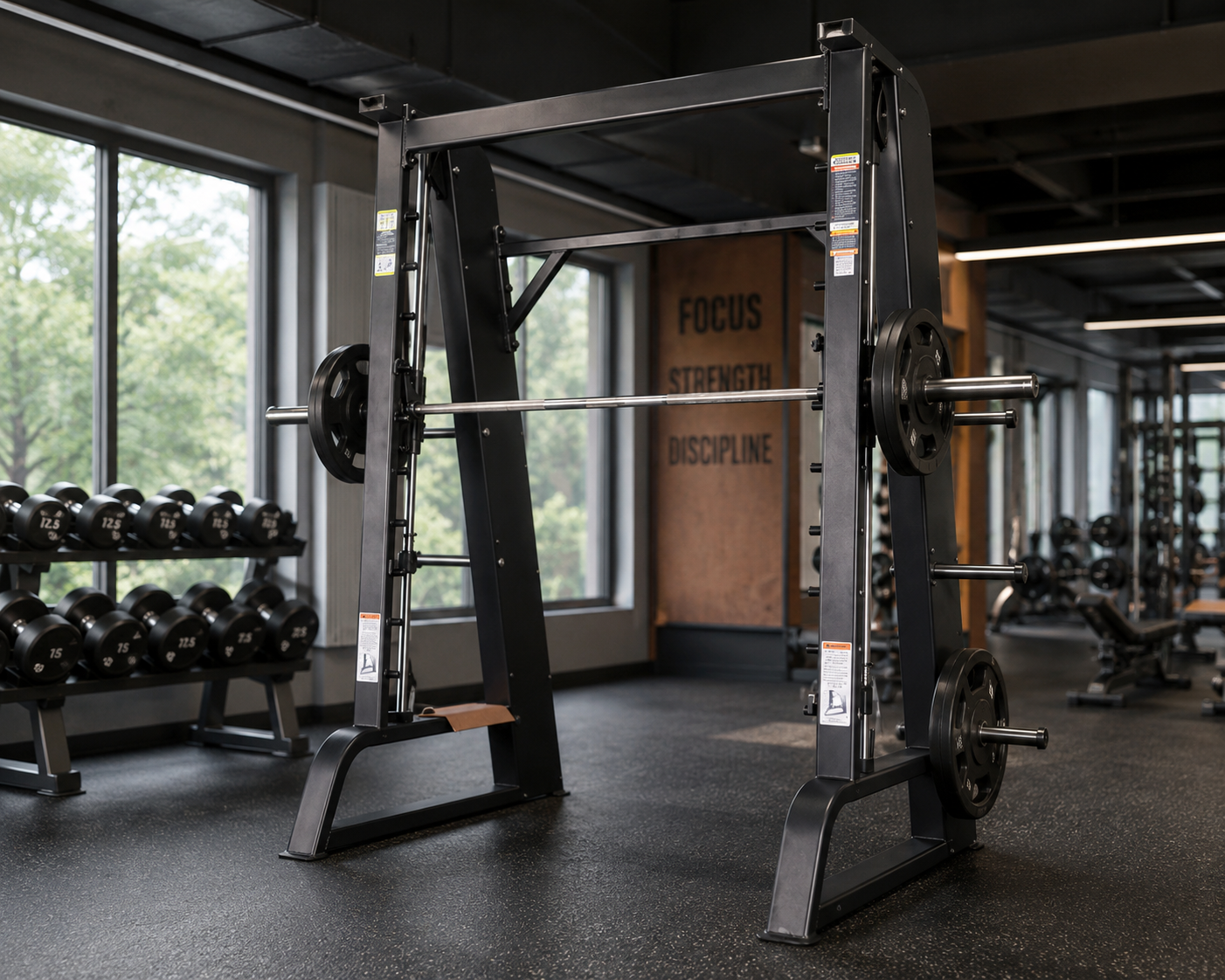 Commercial Smith Machine Trainer with 300kg Load Capacity detail image 5