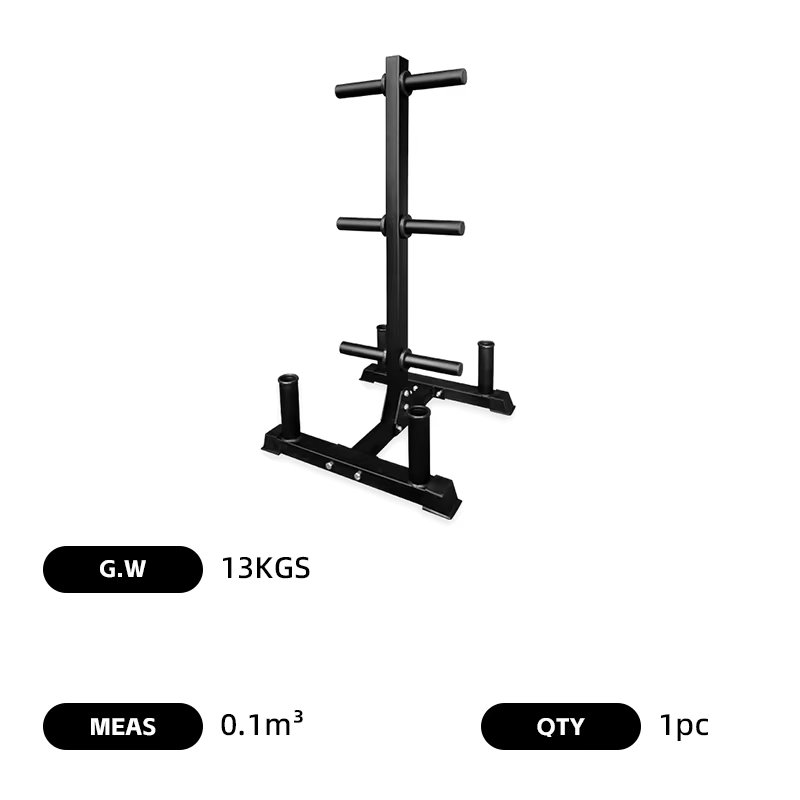 Product gallery image - Commercial Weight Plate and Barbell Storage Rack