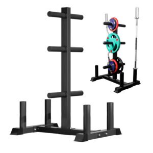 Product gallery image - Commercial Weight Plate and Barbell Storage Rack