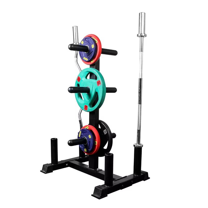 Product gallery image - Commercial Weight Plate and Barbell Storage Rack