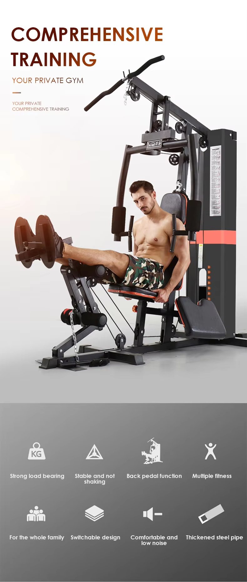 Heavy Duty Multi-Function Home Gym Trainer detail image 1