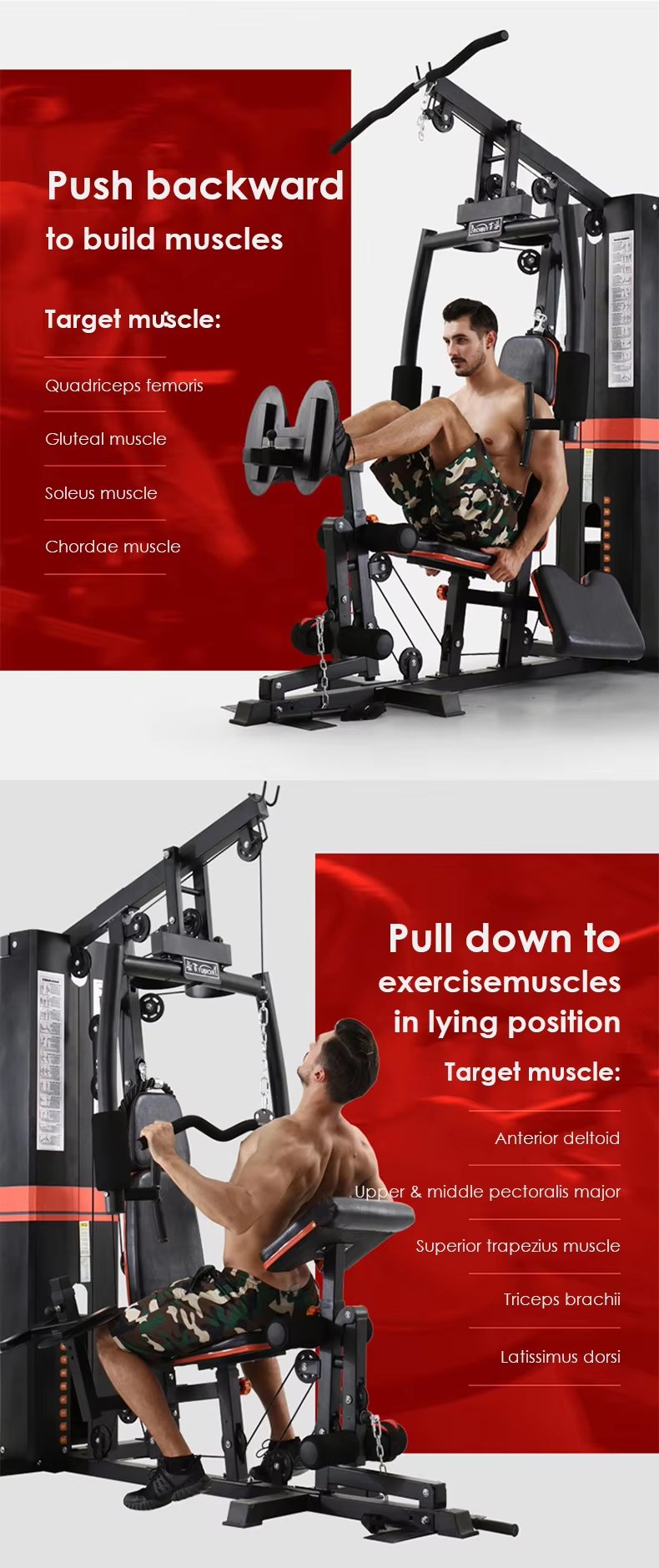 Heavy Duty Multi-Function Home Gym Trainer detail image 2