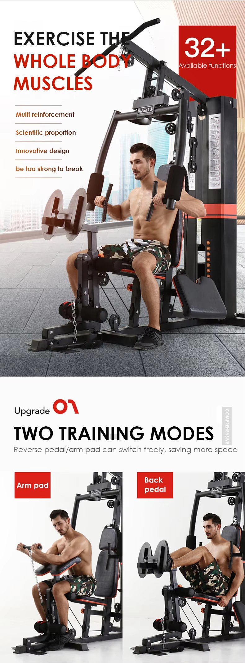 Heavy Duty Multi-Function Home Gym Trainer detail image 3