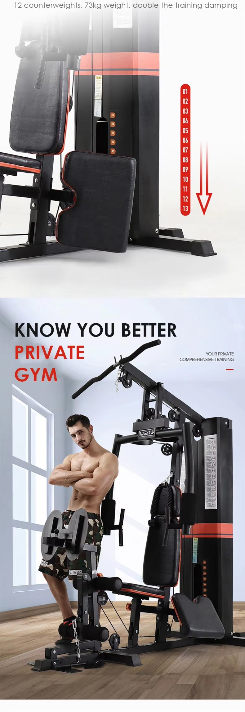 Heavy Duty Multi-Function Home Gym Trainer detail image 7