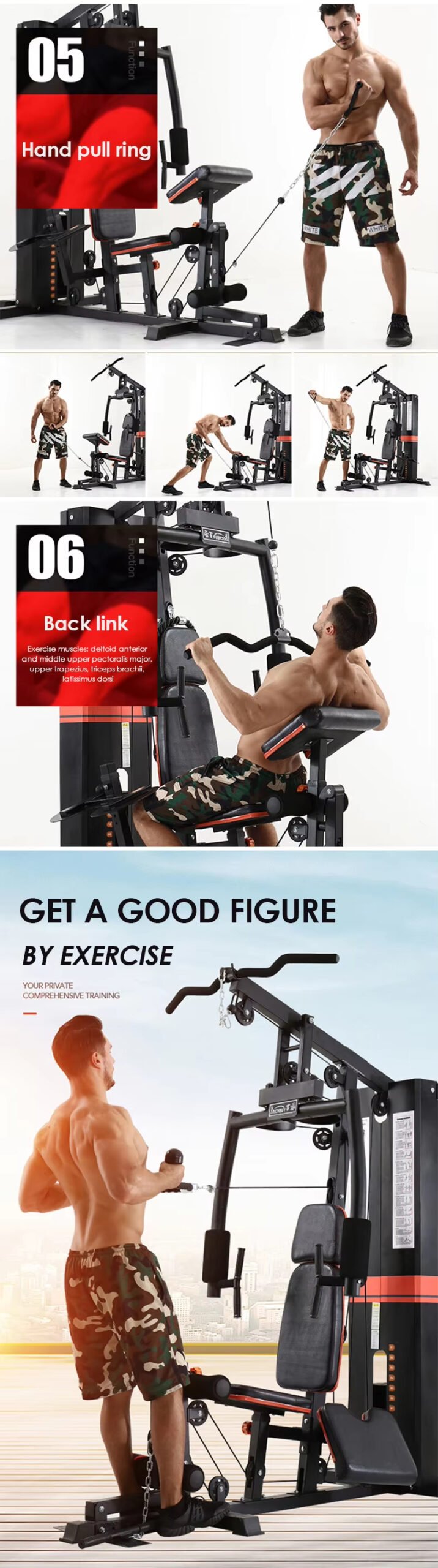 Heavy Duty Multi-Function Home Gym Trainer detail image 10
