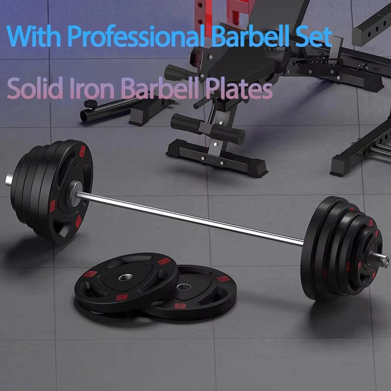 Multi-Function Half Rack with Barbell Set detail image 2