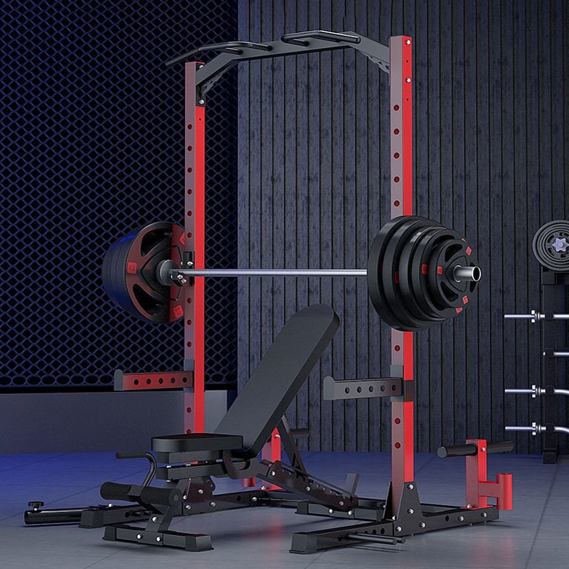 Product gallery image - Multi-Function Half Rack with Barbell Set