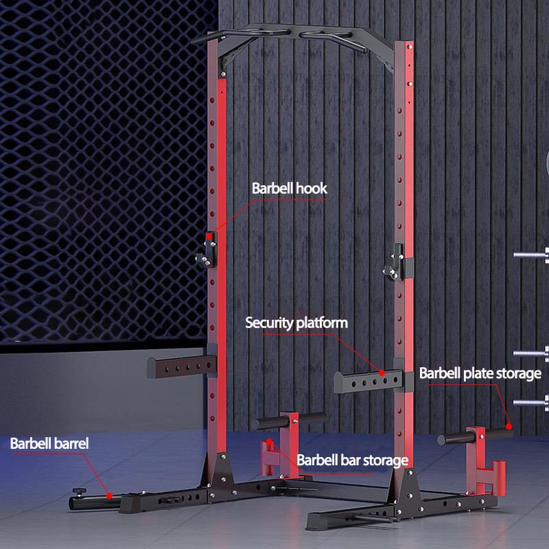 Product gallery image - Multi-Function Half Rack with Barbell Set