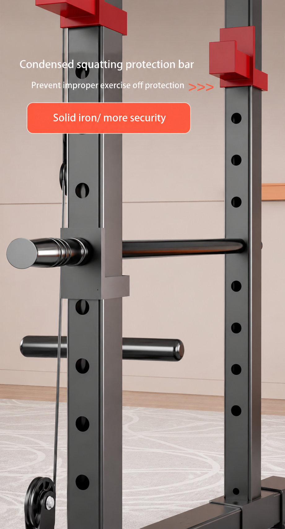 Multi-Function Power Rack with Pulley System detail image 3
