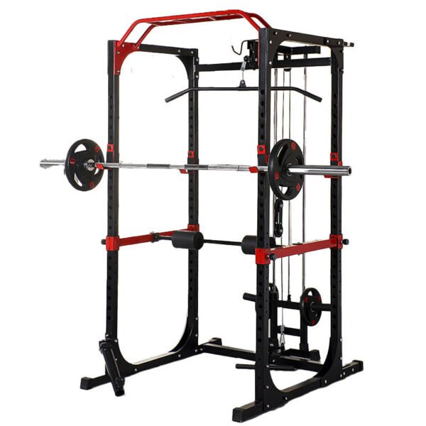 MULTI-FUNCTION POWER RACK WITH PULLEY SYSTEM