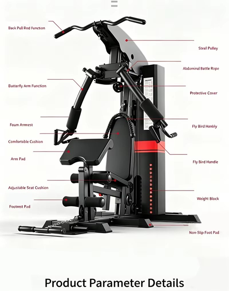 Single Station Multi-Function Home Gym Machine detail image 2