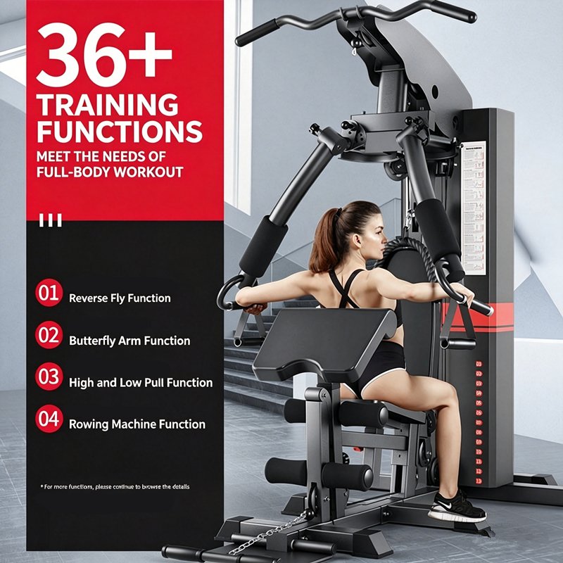 Product gallery image - Single Station Multi-Function Home Gym Machine