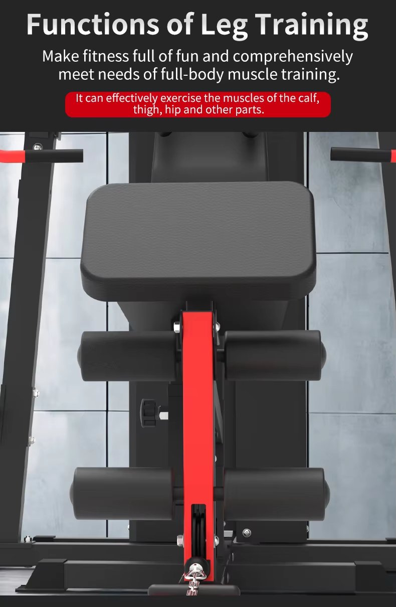 Three Station Multi-Function Gym Trainer with Boxing Bag detail image 5